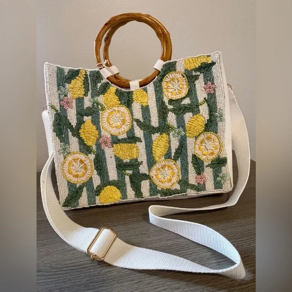 NWT Sol Mer Crossbody Beaded Bag - Picture 2 of 11